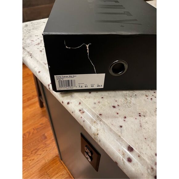 Puma X Fenty Trainer Mid Geo Evening Blue/. Puma Black sz 10 NWT Box & Bag - Picture 8 of 9
